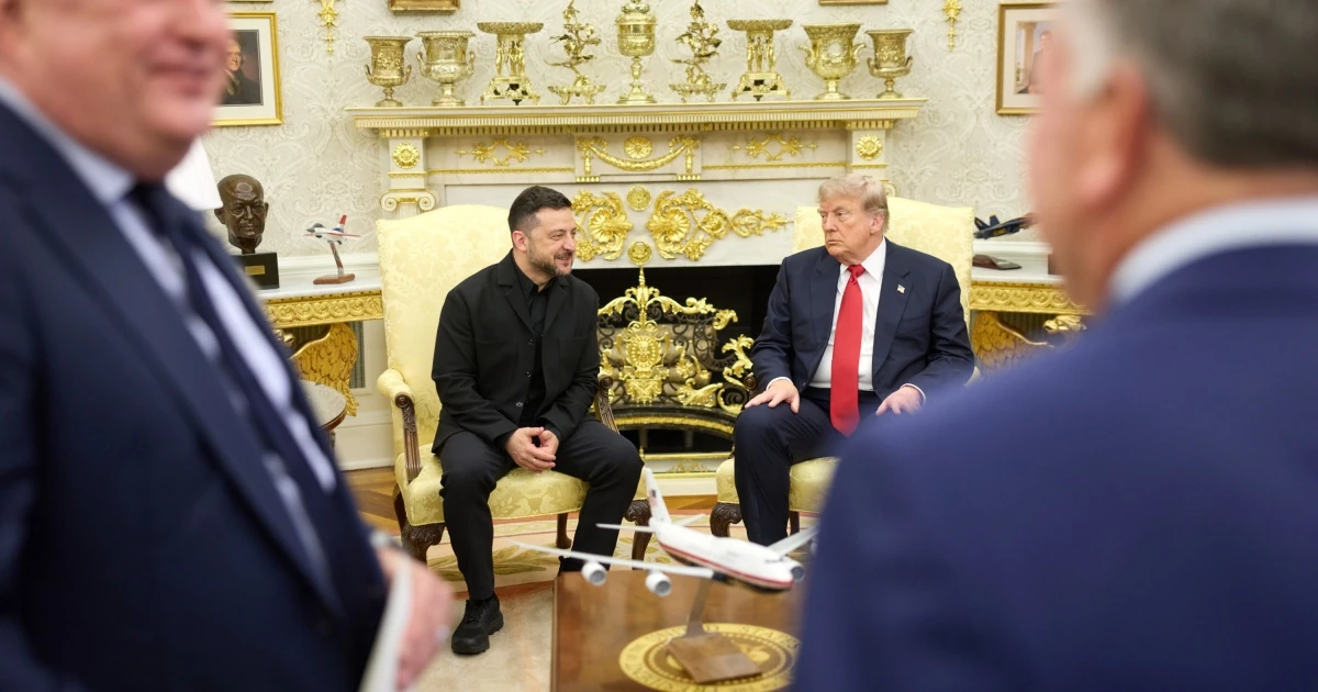 Зустріч Володимира Зеленського і Дональда Трампа в Овальному кабінеті